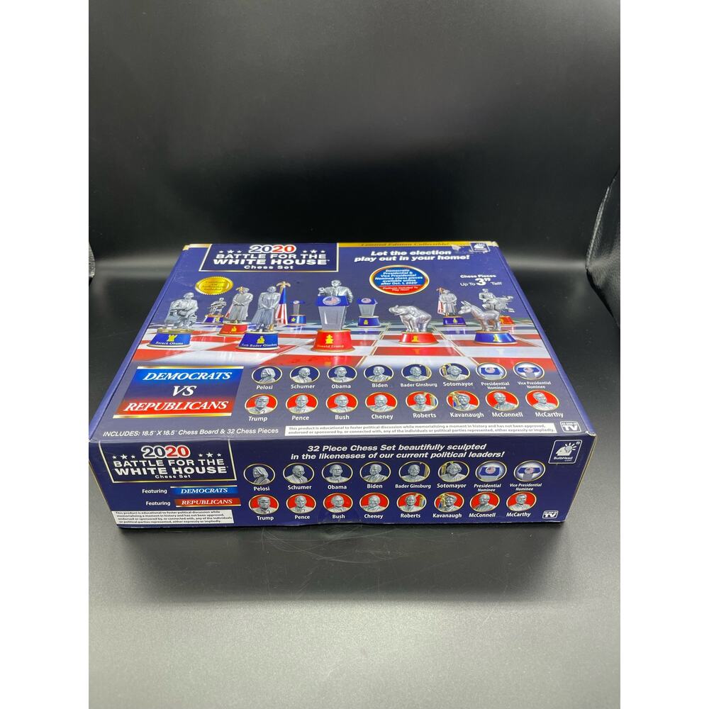 2020 Battle for the White House Chess Set by Bulbhead - Picture 2 of 13